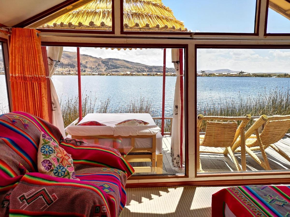 Uros Titicaca Marca Lodge Puno Exteriör bild