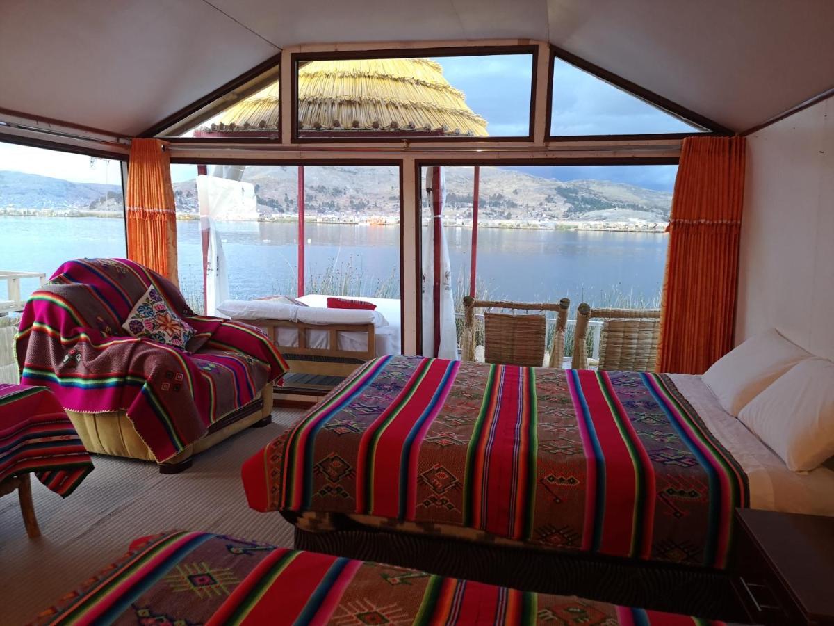 Uros Titicaca Marca Lodge Puno Exteriör bild