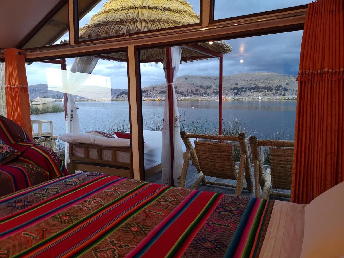 Uros Titicaca Marca Lodge Puno Exteriör bild