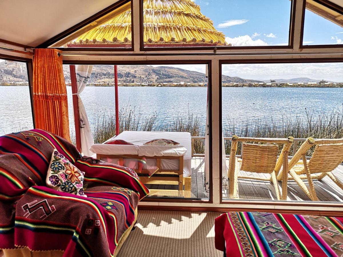 Uros Titicaca Marca Lodge Puno Exteriör bild